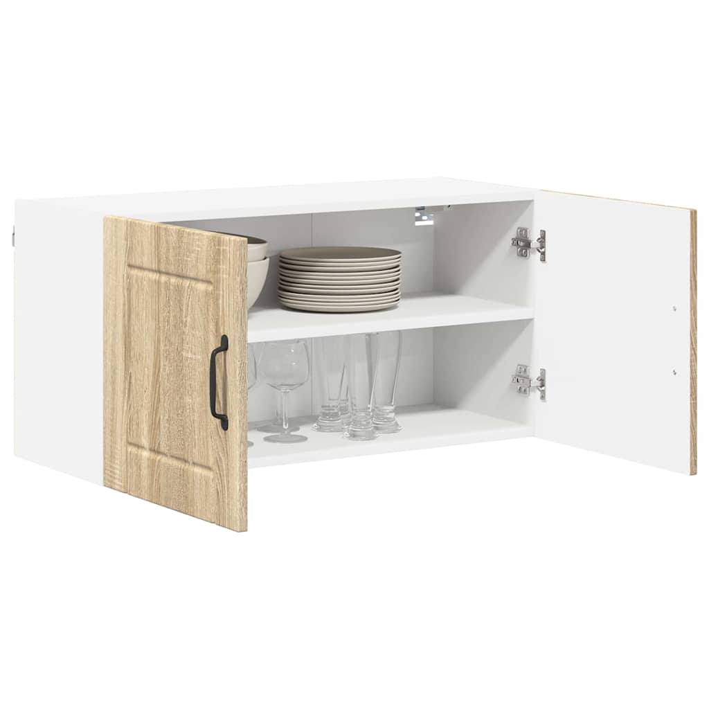 Küchenhängeschrank Sonoma-Eiche 80 x 31 x 40 cm Holzwerkstoff